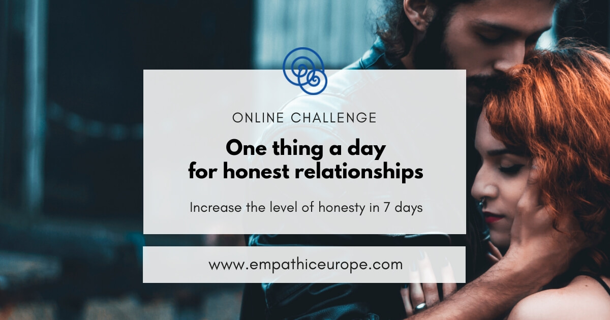 One thing a day for honest relationships Challenge Empathic Way Europe Online Nonviolent Communication NVC
