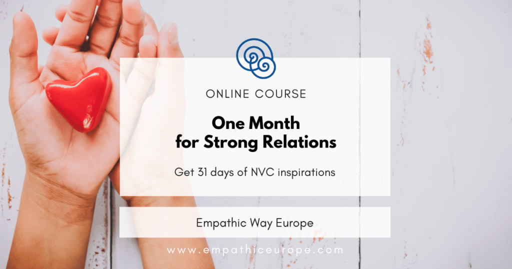 One Month for Strong Relations Empathic Way Europe