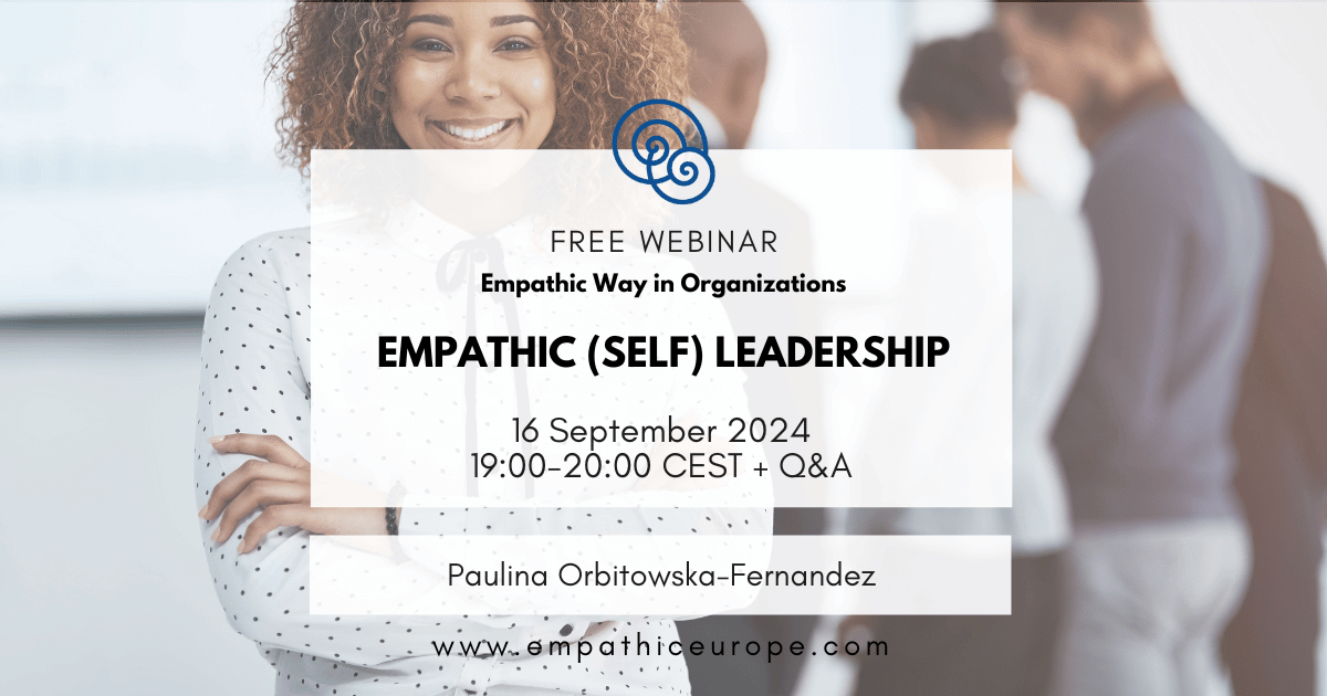 Empathic Self-Leadership Webinar Empathic Way Europe Paulina Orbitowska-Fernandez