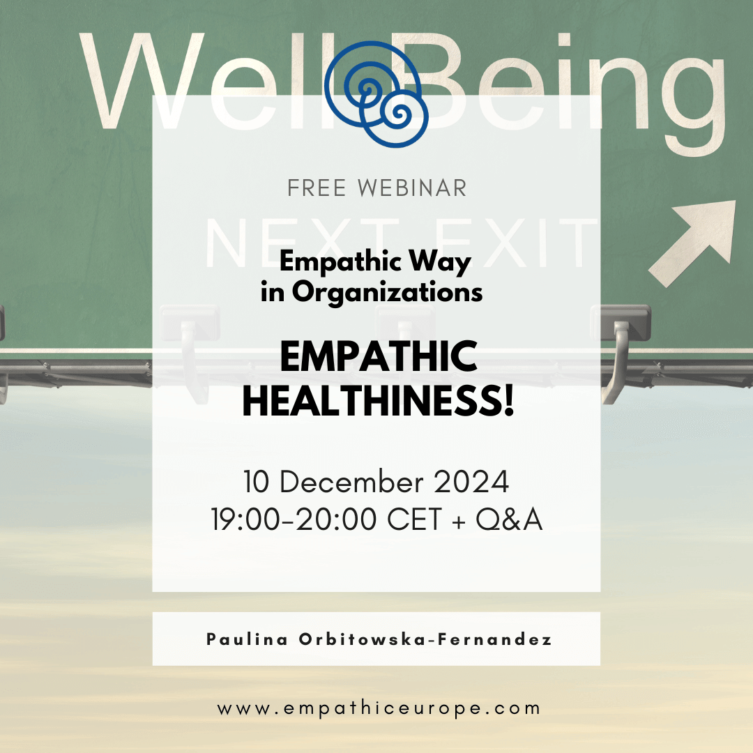 EMPATHIC HEALTHINESS! - webinar with Paulina Orbitowska-Fernandez